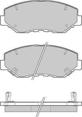 BOSCH 0 986 AB2 916 - Əyləc altlığı dəsti, əyləc diski furqanavto.az