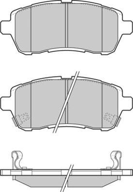 Brake Engineering PA1785 - Əyləc altlığı dəsti, əyləc diski furqanavto.az