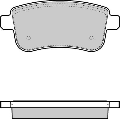 INTERBRAKE DP42119RS - Əyləc altlığı dəsti, əyləc diski furqanavto.az