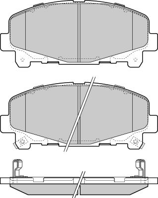 INTERBRAKE DP41693 - Əyləc altlığı dəsti, əyləc diski furqanavto.az