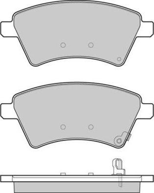 Japanparts PA801MK - Əyləc altlığı dəsti, əyləc diski furqanavto.az