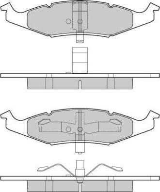 USN R38633 - Əyləc altlığı dəsti, əyləc diski furqanavto.az