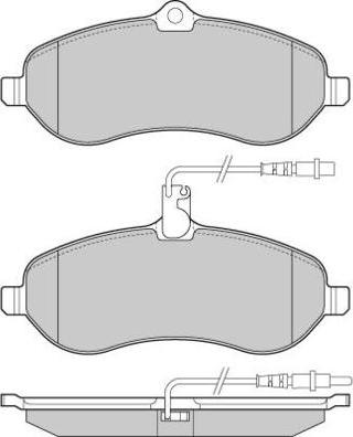 Brake Engineering PA1908 - Əyləc altlığı dəsti, əyləc diski furqanavto.az