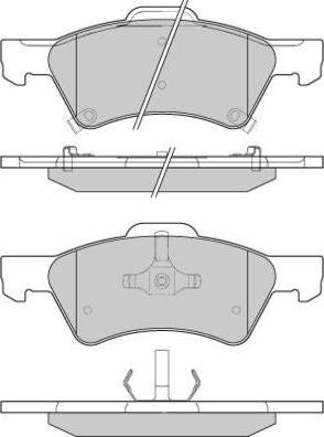 Dodge V1013803AE - Əyləc altlığı dəsti, əyləc diski furqanavto.az