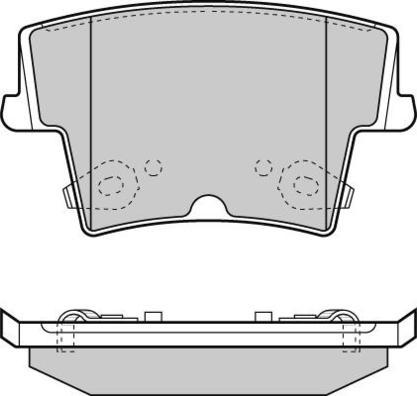 Chrysler 68504577AA - Əyləc altlığı dəsti, əyləc diski furqanavto.az