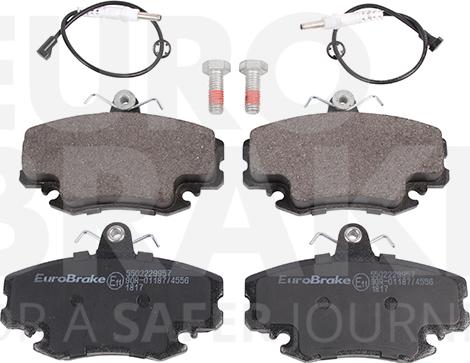 Eurobrake 5502229957 - Əyləc altlığı dəsti, əyləc diski furqanavto.az