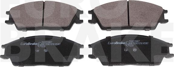 Eurobrake 5502229967 - Əyləc altlığı dəsti, əyləc diski furqanavto.az