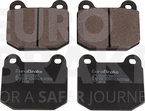 Eurobrake 5502229903 - Əyləc altlığı dəsti, əyləc diski furqanavto.az