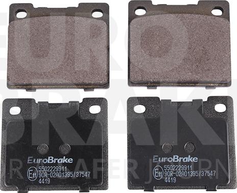 Eurobrake 5502229911 - Əyləc altlığı dəsti, əyləc diski furqanavto.az