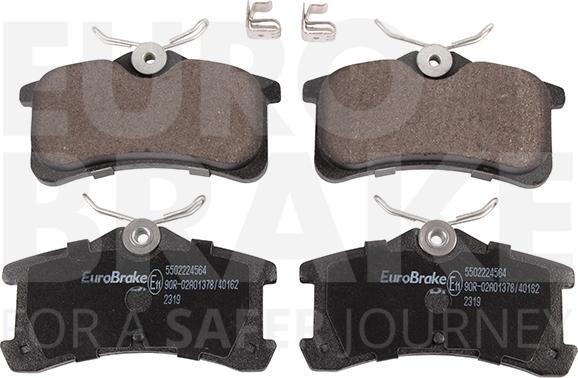 Eurobrake 5502224564 - Əyləc altlığı dəsti, əyləc diski furqanavto.az