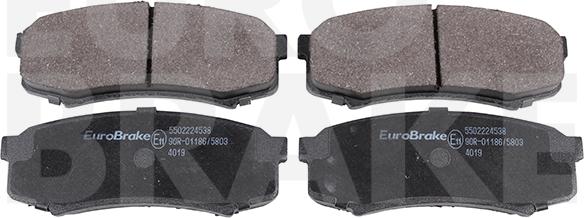 Eurobrake 5502224538 - Əyləc altlığı dəsti, əyləc diski furqanavto.az