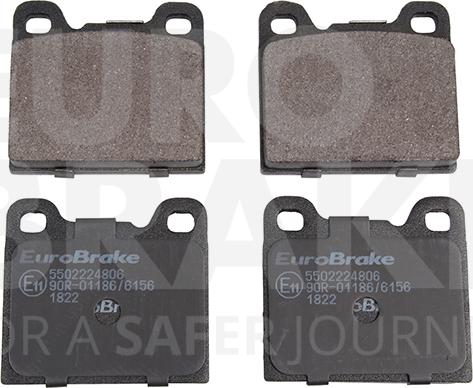 Eurobrake 5502224806 - Əyləc altlığı dəsti, əyləc diski furqanavto.az