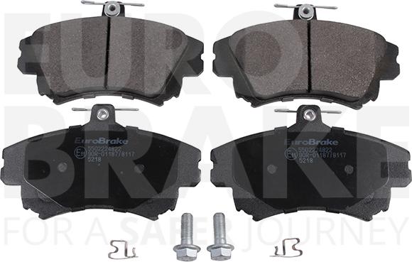 Eurobrake 5502224822 - Əyləc altlığı dəsti, əyləc diski furqanavto.az