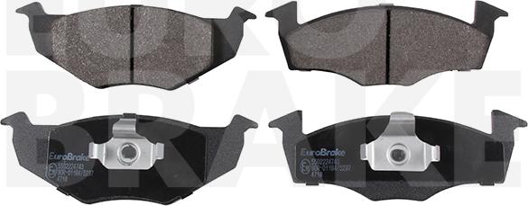 Eurobrake 5502224743 - Əyləc altlığı dəsti, əyləc diski furqanavto.az