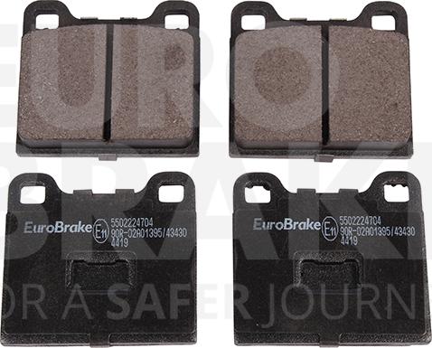 Eurobrake 5502224704 - Əyləc altlığı dəsti, əyləc diski furqanavto.az