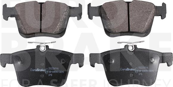 Eurobrake 55022247114 - Əyləc altlığı dəsti, əyləc diski furqanavto.az