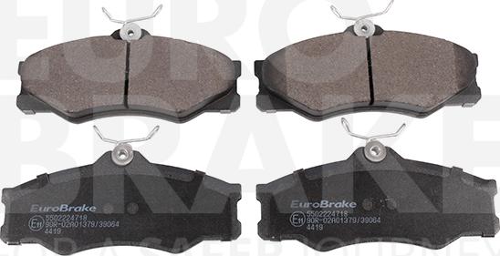 Eurobrake 5502224718 - Əyləc altlığı dəsti, əyləc diski furqanavto.az