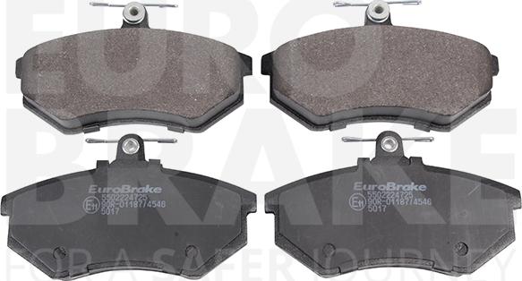 Eurobrake 5502224725 - Əyləc altlığı dəsti, əyləc diski www.furqanavto.az