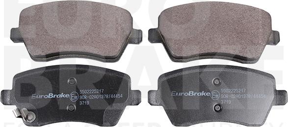 Eurobrake 5502225217 - Əyləc altlığı dəsti, əyləc diski furqanavto.az