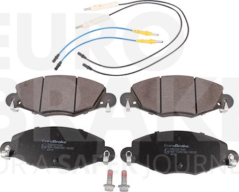 Eurobrake 5502221945 - Əyləc altlığı dəsti, əyləc diski furqanavto.az