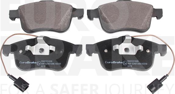 Eurobrake 5502221026 - Əyləc altlığı dəsti, əyləc diski furqanavto.az