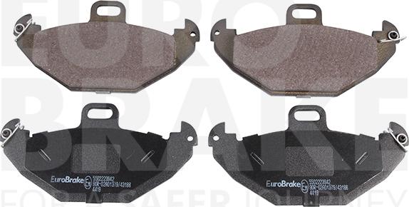 Eurobrake 5502223942 - Əyləc altlığı dəsti, əyləc diski furqanavto.az