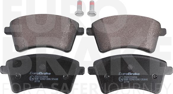 Eurobrake 5502223959 - Əyləc altlığı dəsti, əyləc diski furqanavto.az