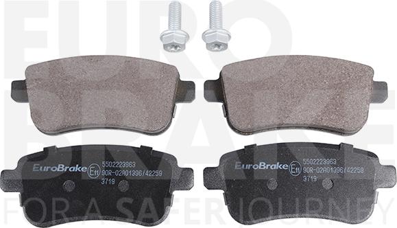 Eurobrake 5502223963 - Əyləc altlığı dəsti, əyləc diski furqanavto.az