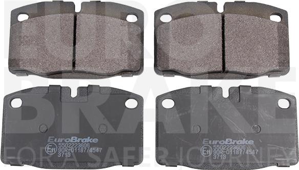 Eurobrake 5502223606 - Əyləc altlığı dəsti, əyləc diski furqanavto.az