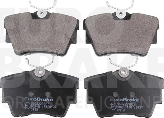 Eurobrake 5502223627 - Əyləc altlığı dəsti, əyləc diski furqanavto.az