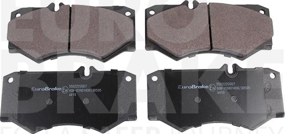 Eurobrake 5502223307 - Əyləc altlığı dəsti, əyləc diski furqanavto.az