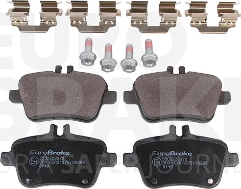 Eurobrake 5502223370 - Əyləc altlığı dəsti, əyləc diski furqanavto.az