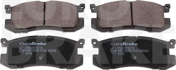 Eurobrake 5502223218 - Əyləc altlığı dəsti, əyləc diski furqanavto.az