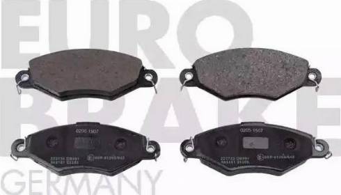 Eurobrake 5502223735 - Əyləc altlığı dəsti, əyləc diski furqanavto.az