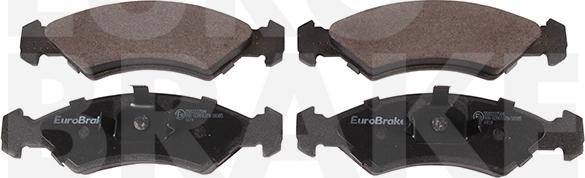 Eurobrake 5502222504 - Əyləc altlığı dəsti, əyləc diski furqanavto.az