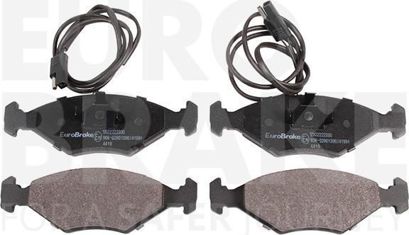 Eurobrake 5502222330 - Əyləc altlığı dəsti, əyləc diski furqanavto.az