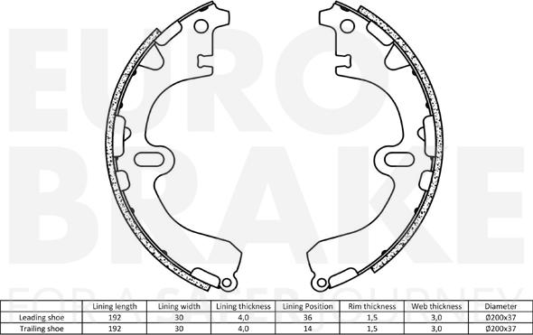 Eurobrake 58492745501 - Əyləc Başlığı Dəsti furqanavto.az