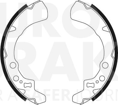 Eurobrake 58492751456 - Əyləc Başlığı Dəsti furqanavto.az