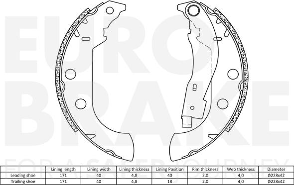 Eurobrake 58492719642 - Əyləc Başlığı Dəsti furqanavto.az