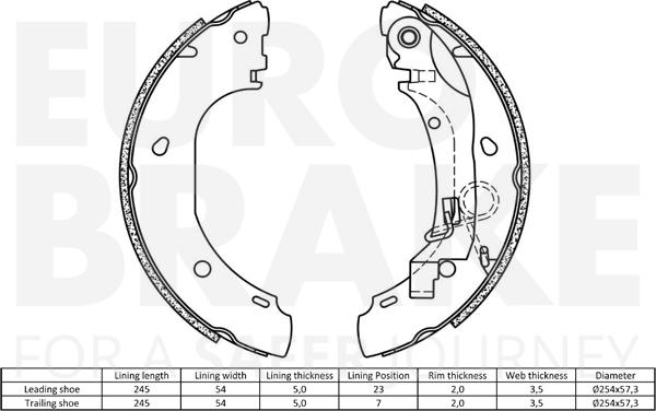 Eurobrake 58492719701 - Əyləc Başlığı Dəsti furqanavto.az