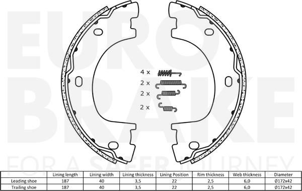 Eurobrake 58492733773 - Əyləc Başlığı Dəsti furqanavto.az