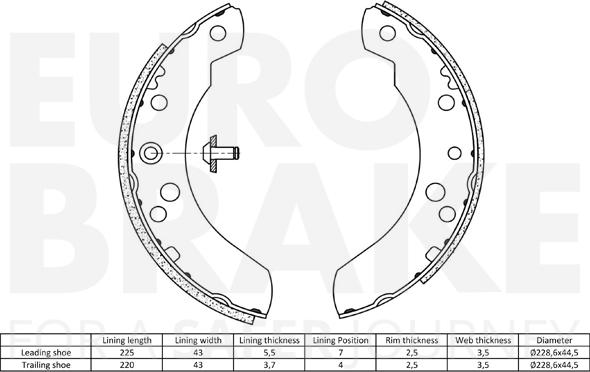 Eurobrake 58492725440 - Əyləc Başlığı Dəsti furqanavto.az