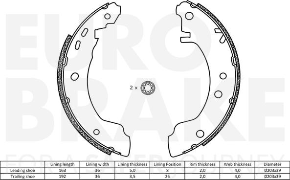 Eurobrake 58492722531 - Əyləc Başlığı Dəsti furqanavto.az