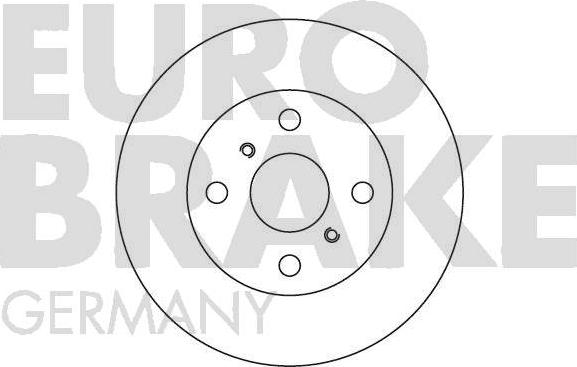 Eurobrake 5815204551 - Əyləc Diski furqanavto.az