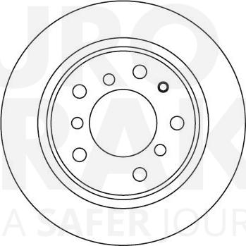 Eurobrake 5815201503 - Əyləc Diski furqanavto.az