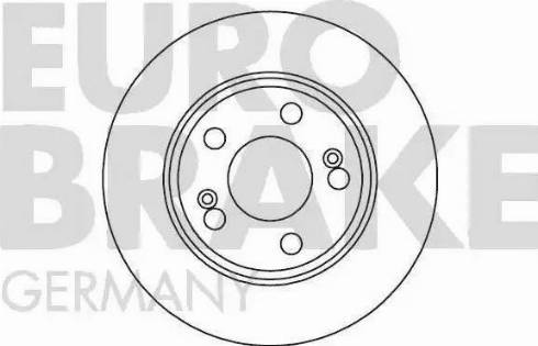 Eurobrake 5815203951 - Əyləc Diski furqanavto.az