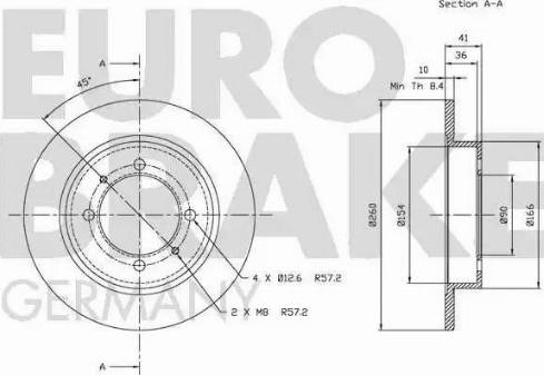 Eurobrake 5815203027 - Əyləc Diski furqanavto.az