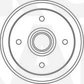 Eurobrake 5825255004 - Əyləc barabanı furqanavto.az