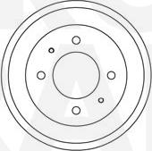 Eurobrake 5825253401 - Əyləc barabanı furqanavto.az