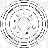 Eurobrake 5825261901 - Əyləc barabanı furqanavto.az